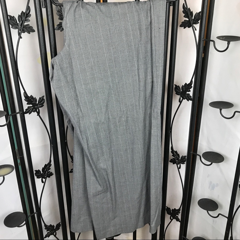 28tall long lane Bryant grey tweed pinstripe pant